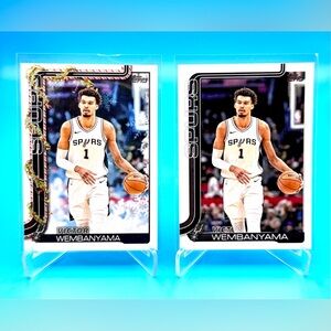 🔥Victor Wembanyama Lot! 🔥Topps Holiday + Topps Flagship Inserts! 🤯